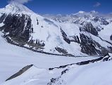 68 Lhakpa Ri Summit Panoramic View From Changtse And Jiangbing Peak To Cho Oyu 